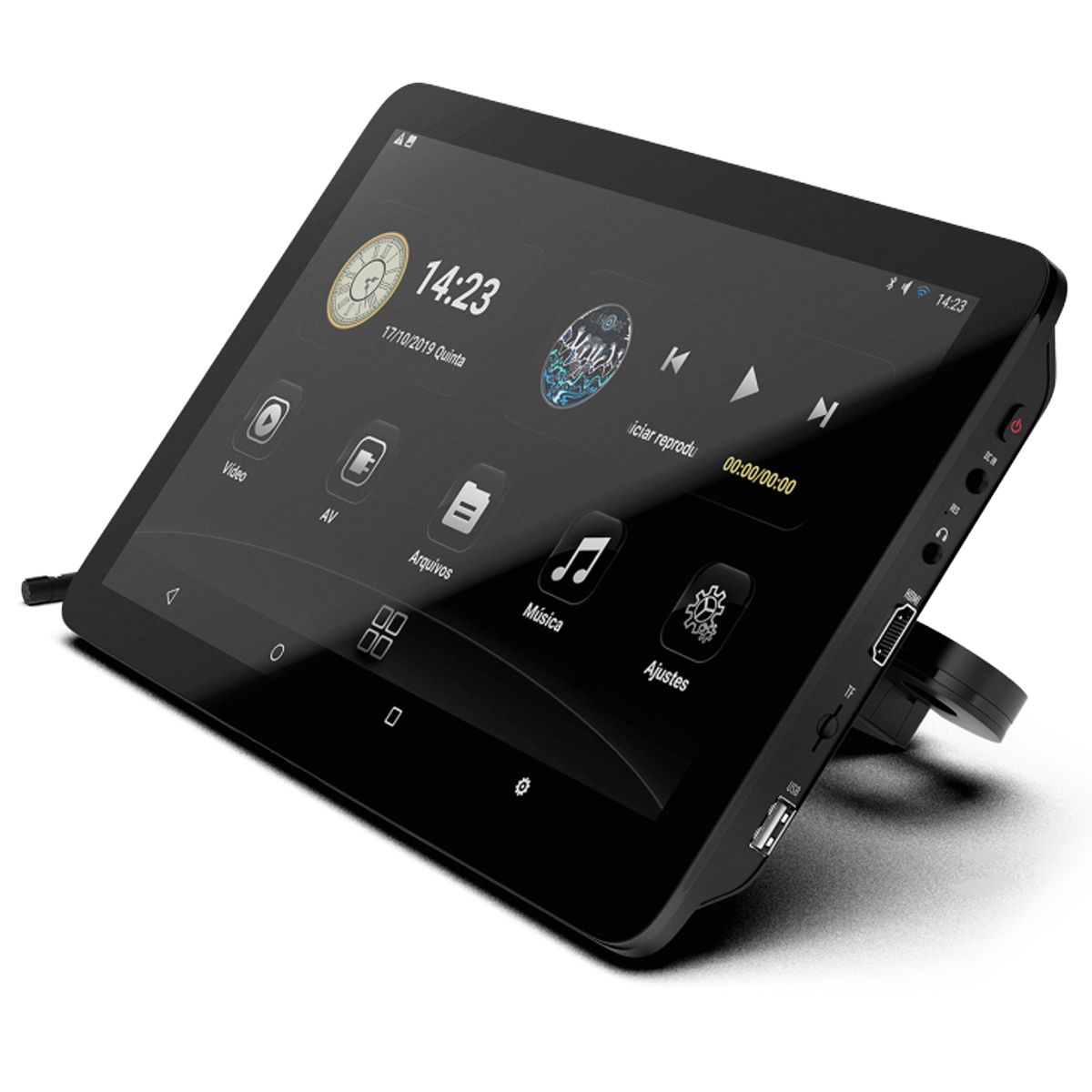 Tela Encosto De Cabeça Portátil Acoplável Android 10.8