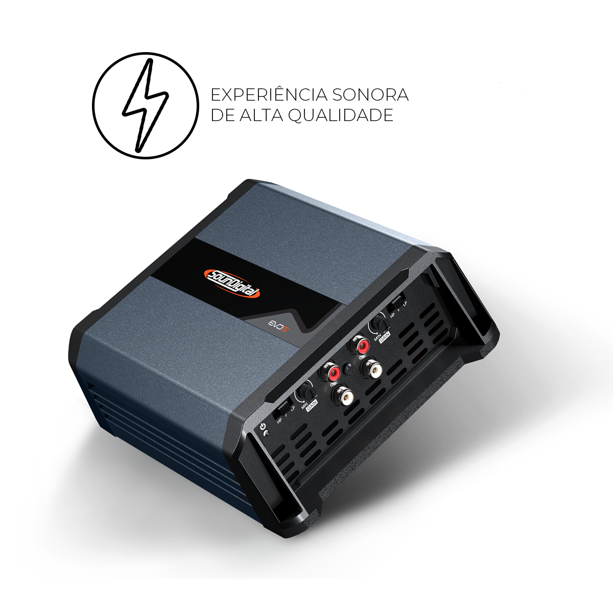 Amplificador Elétrico De Audiofrequência Soundigital 1200.44 Evo 5