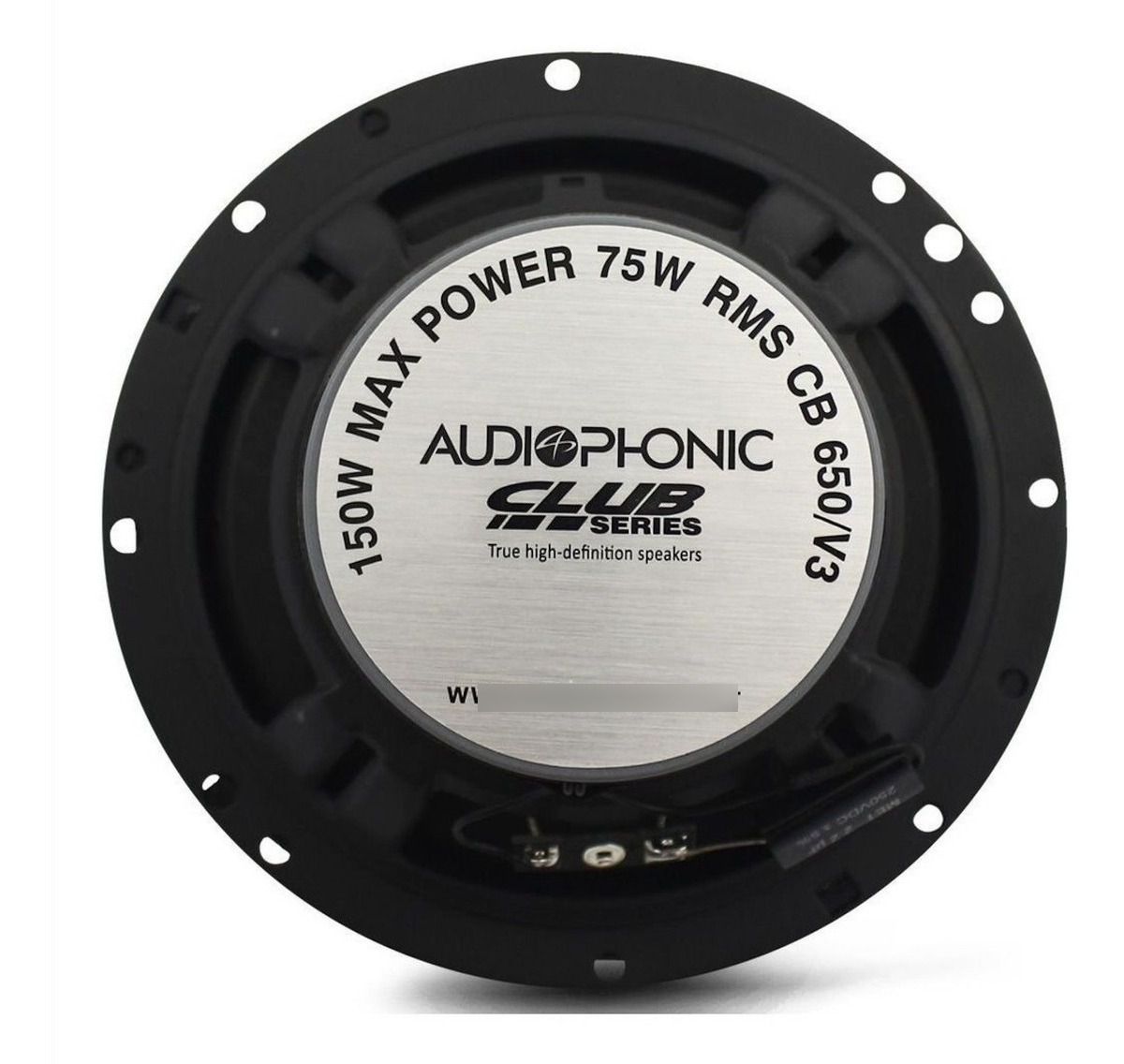 Alto Falante Audiophonic 6 Polegadas Coaxial Club Cb 650/v3
