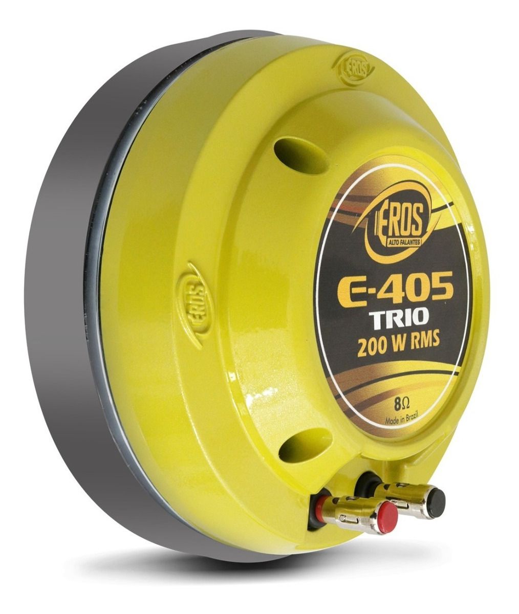 Driver Eros E-405 Trio 200W RMS 8 Ohms Diafragma Fenólico - Eros