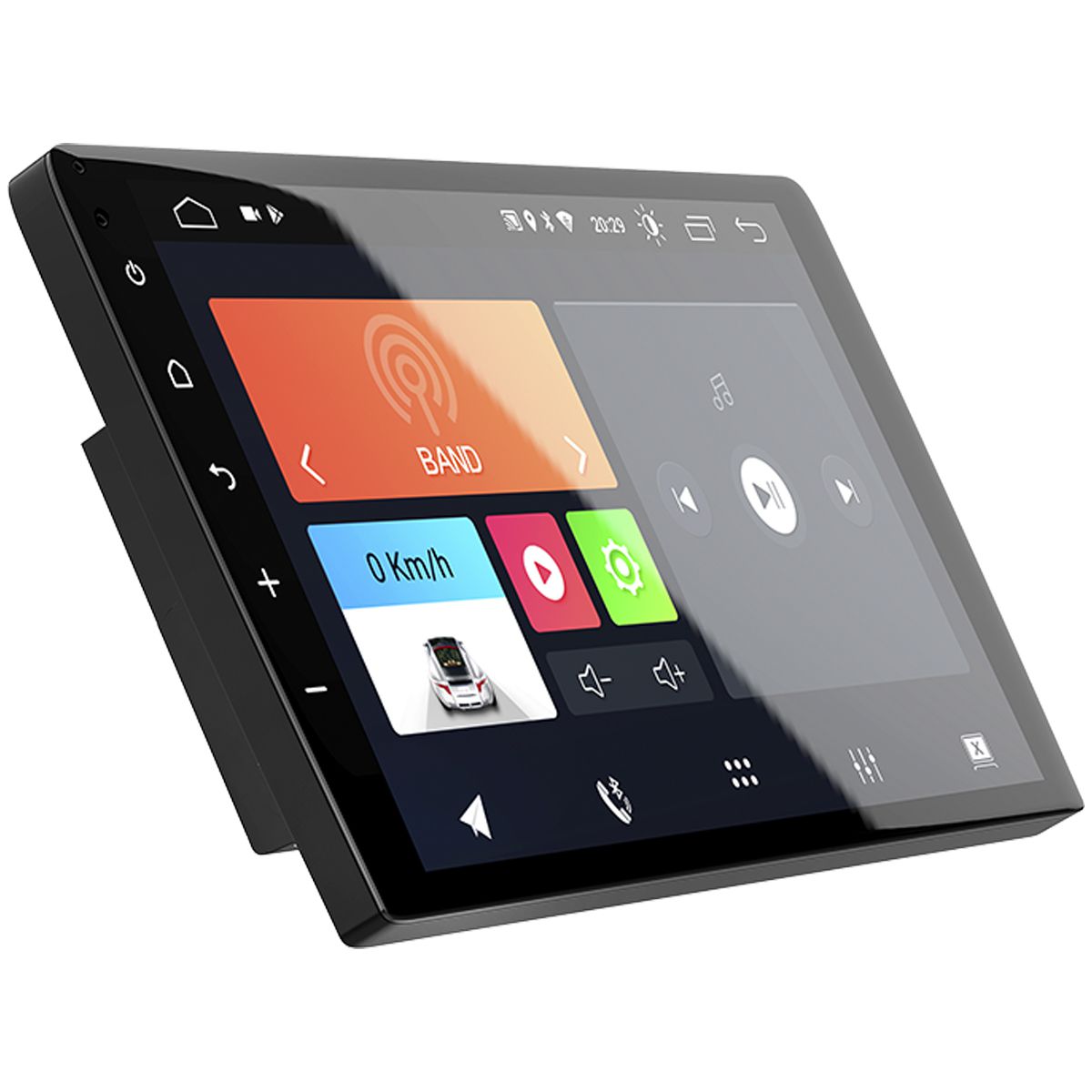 Multimídia Android 10 Polegadas Moldura Jeep Compass e Câmera de Ré ...