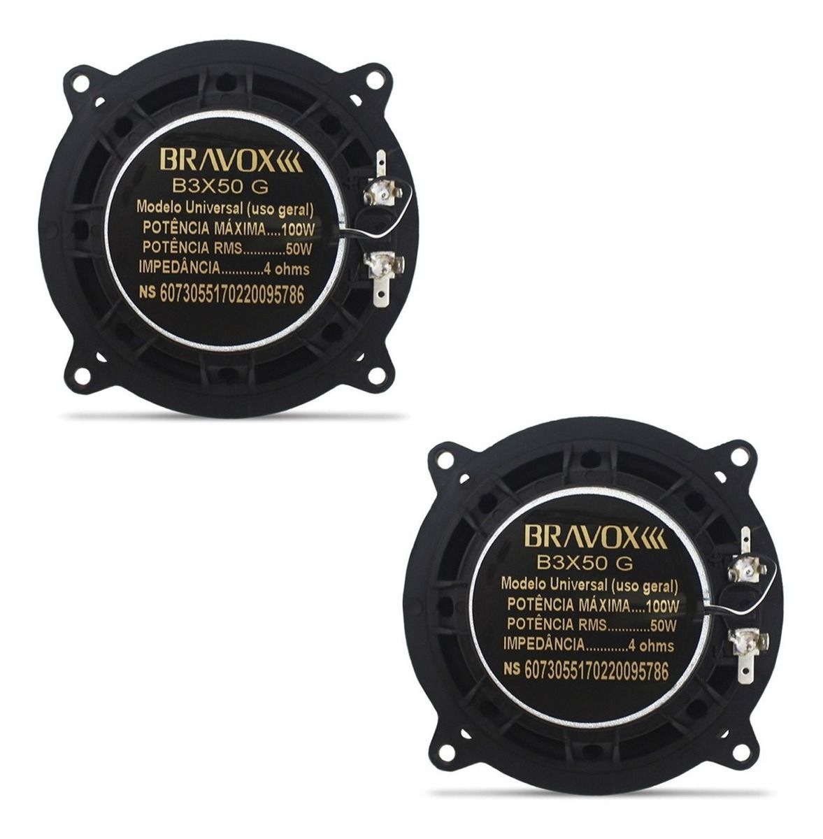 Kit Fácil Alto Falante 6x9 B4X69G Gold + Alto Falante 5 Polegadas