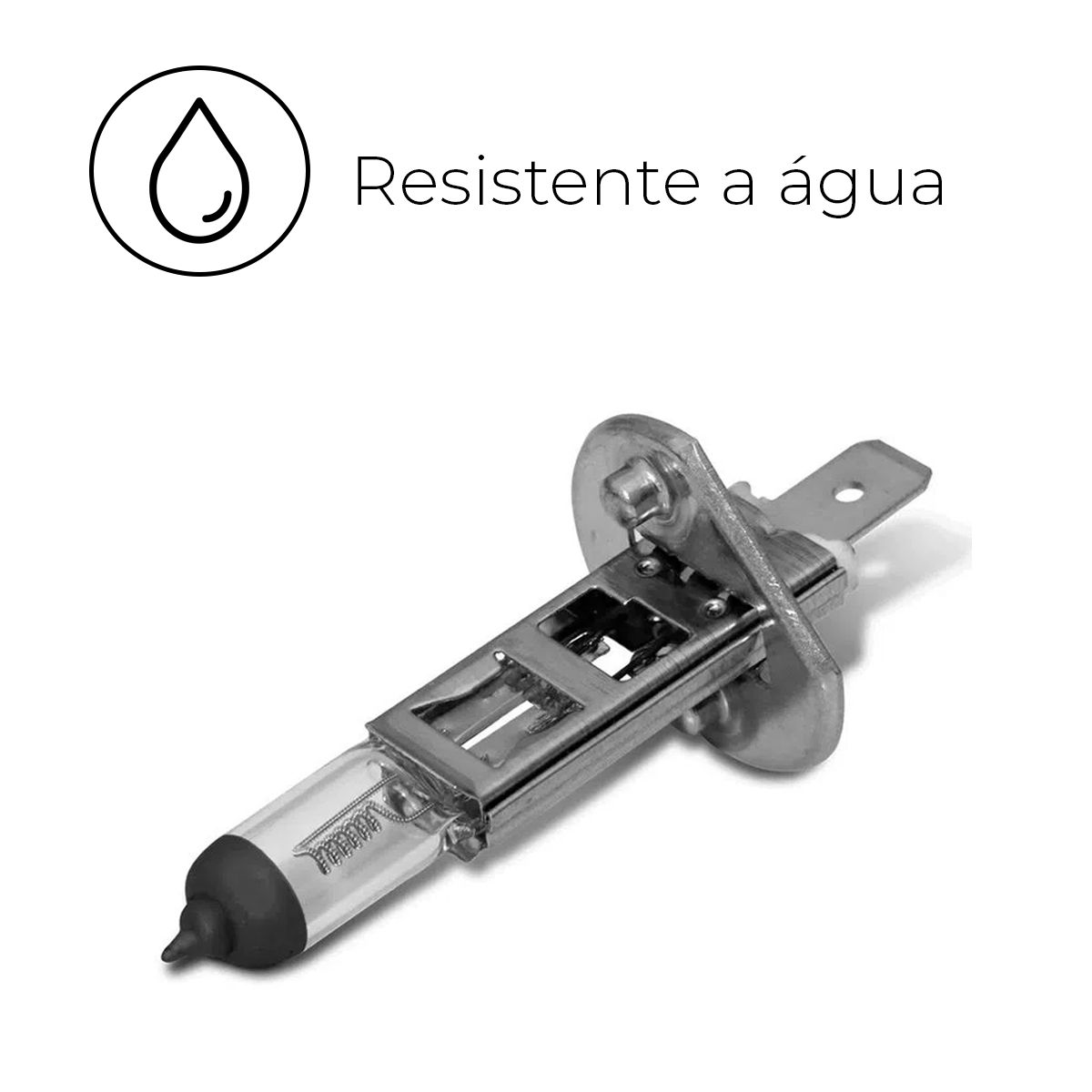 Lâmpadas Halógenas Standard Linha Code Tech One 1 Par Encaixe H1