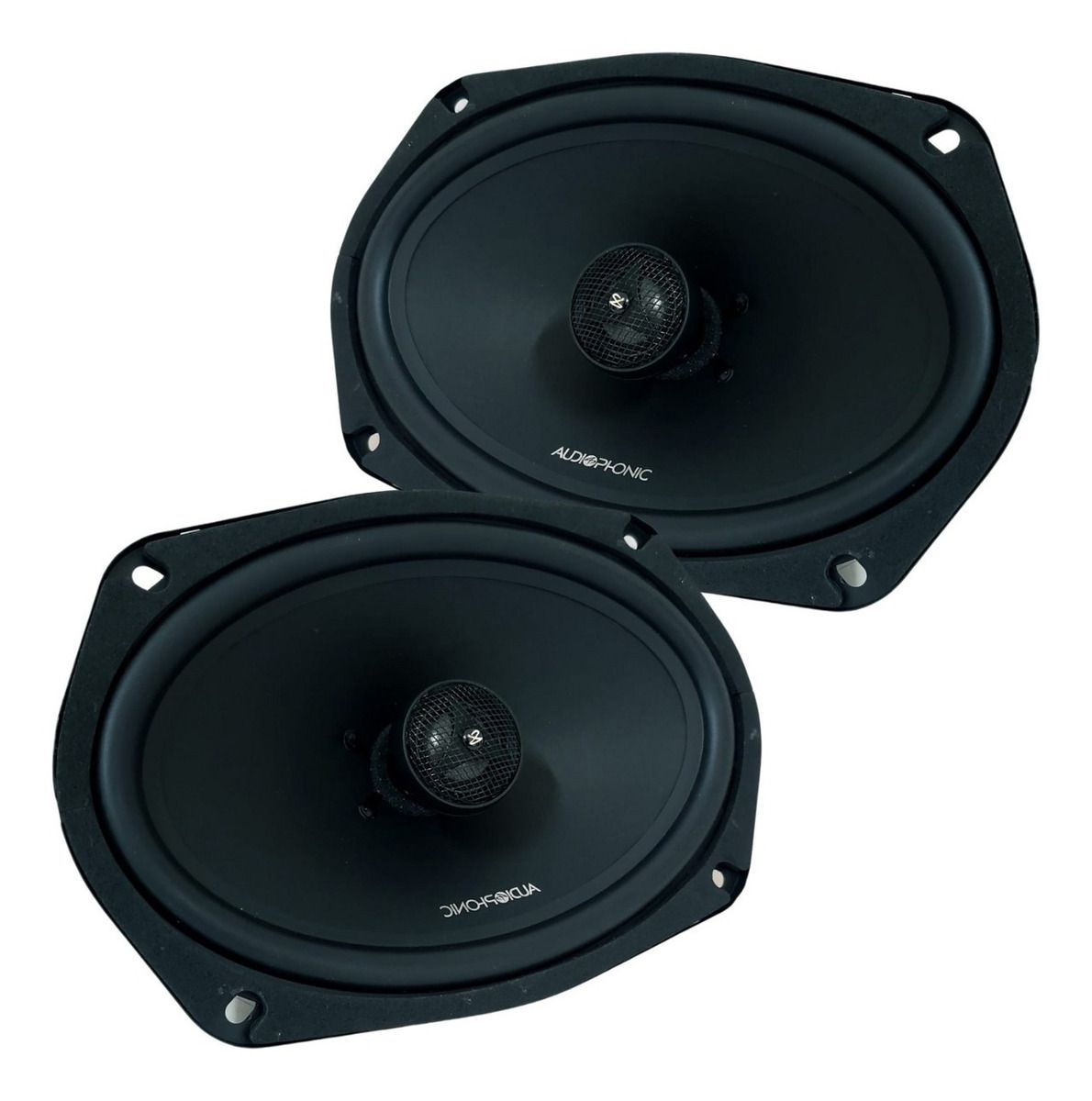 Par Alto Falantes 6x9 Audiphonic Sensation 380w Coaxial Som - Auto