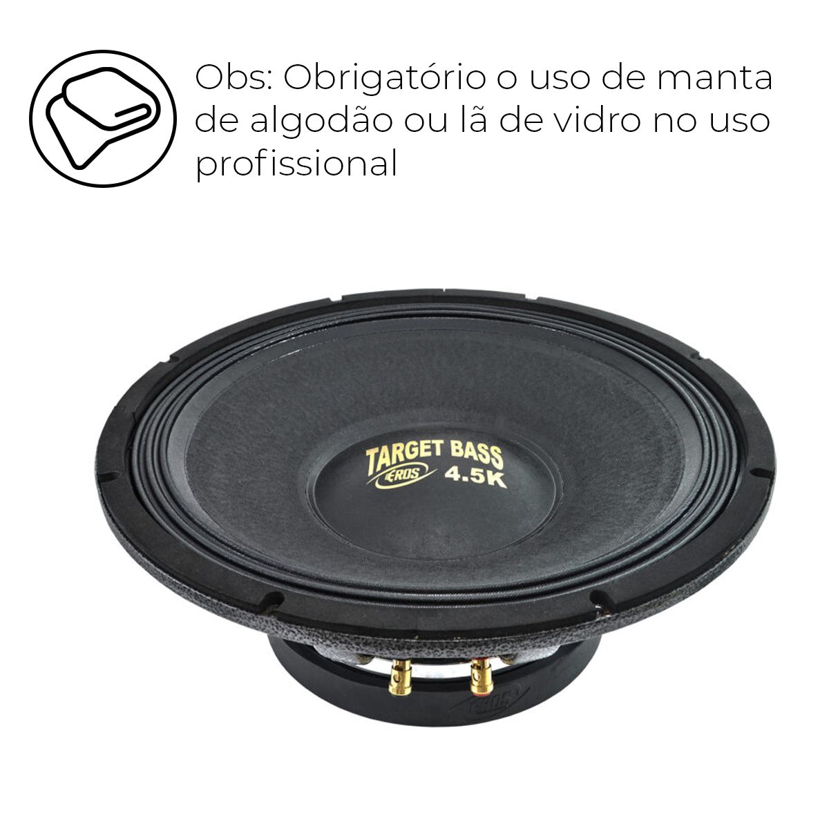 Alto Falante Eros 15 Polegadas 2.250w RMS Target Bass 4 Ohms Para ...