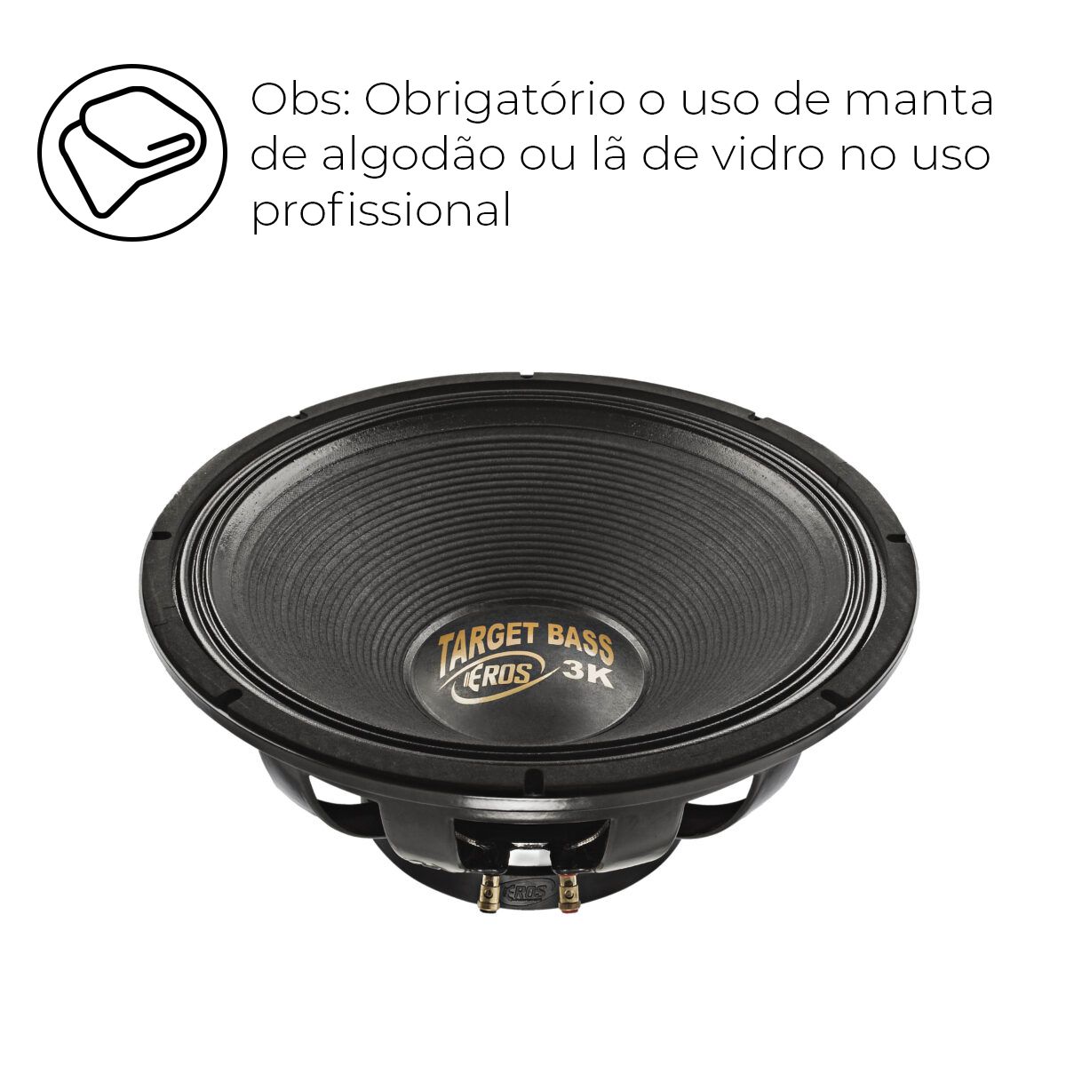 Alto Falante Eros E18 Polegadas 1.500w RMS Impedância Nominal 4