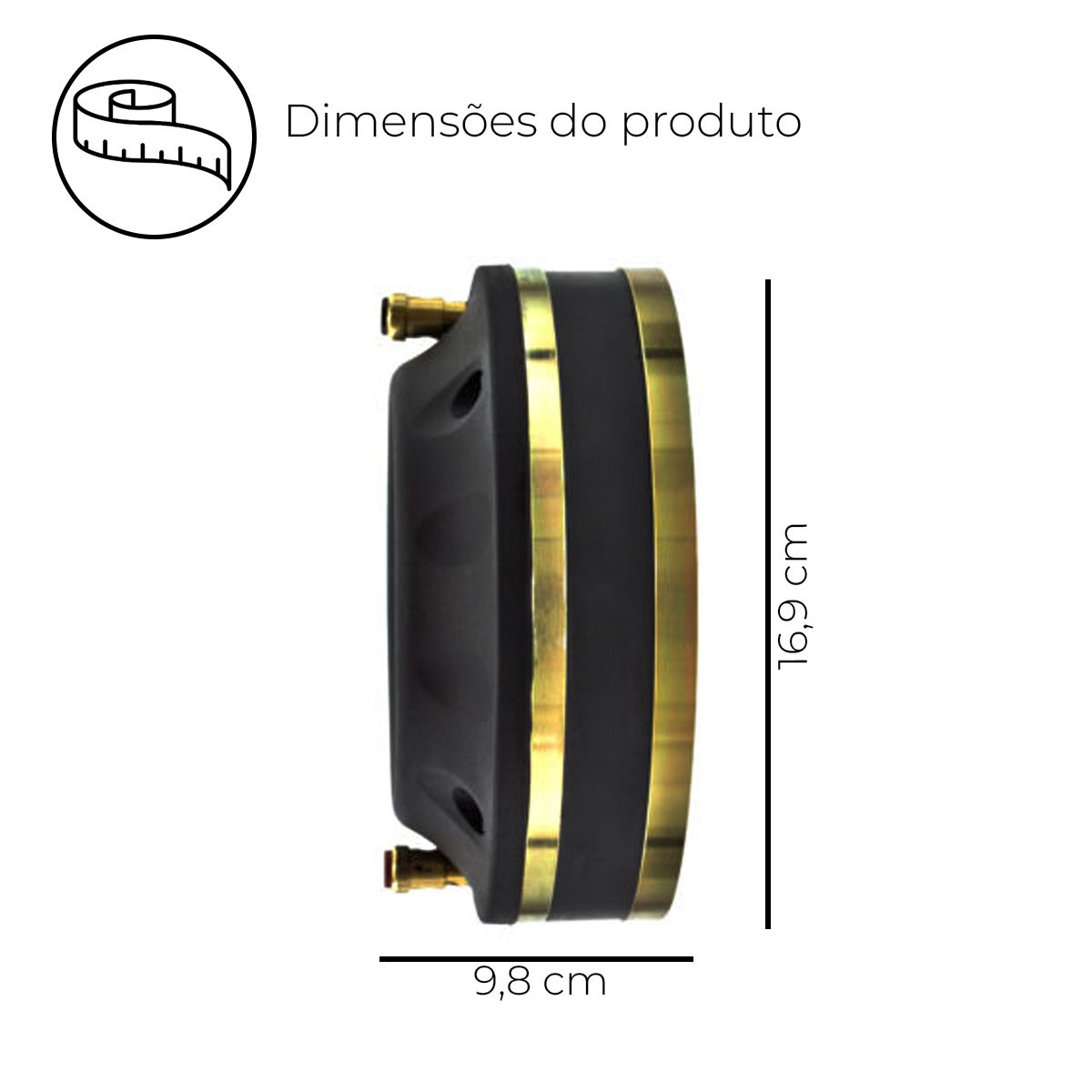 Driver Titanium Eros Potência De 100W RMS Garganta 50mm E