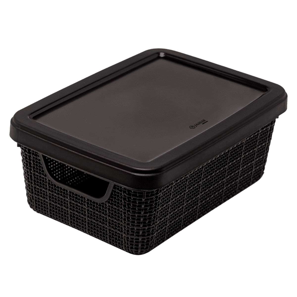 Caixa Organizadora Jaguar Textura Em Juta 15 Litros Compartimento