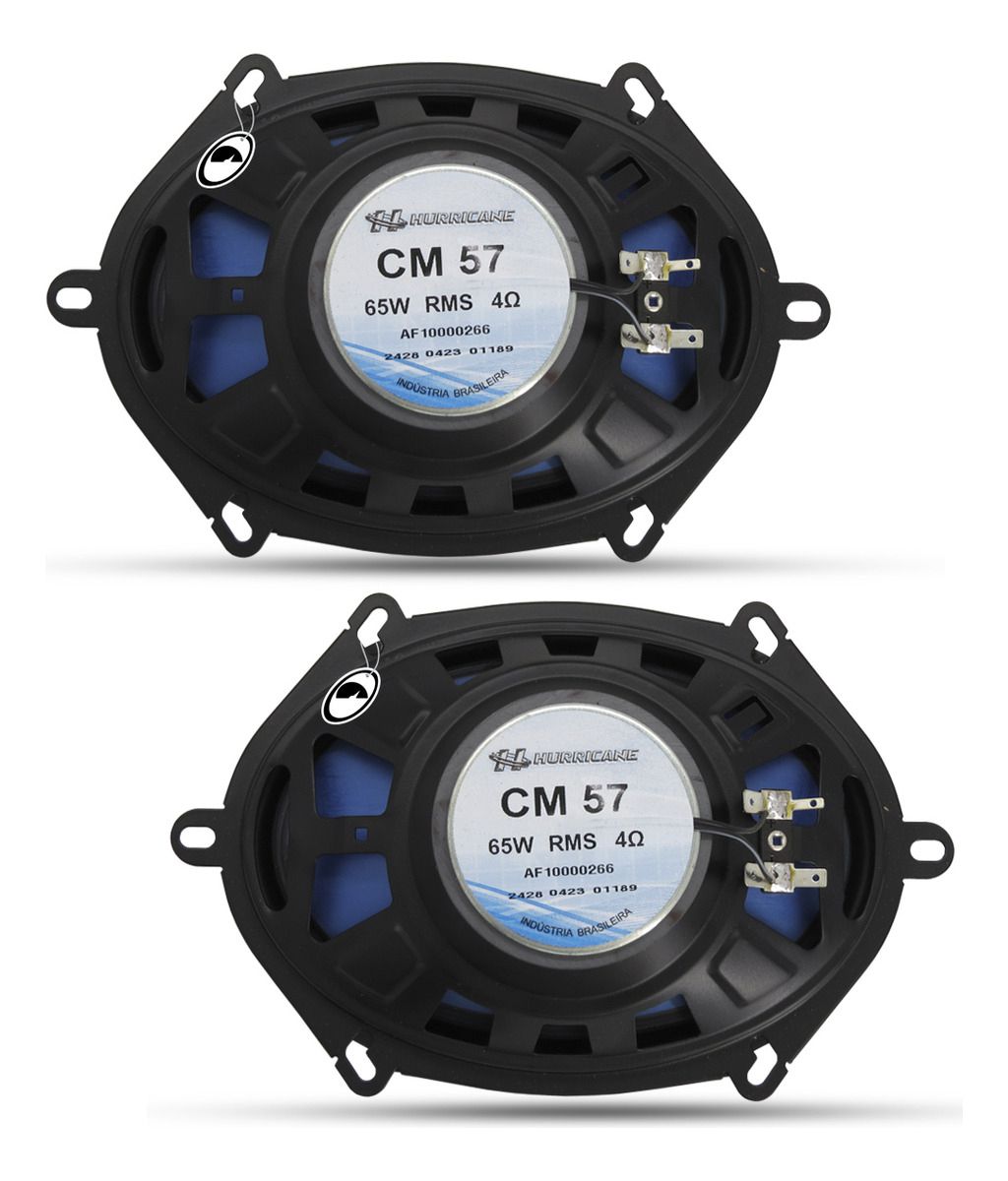 Kit Alto Falantes 5x7 Polegadas Quadriaxial 130w RMS 260w PMPO 4