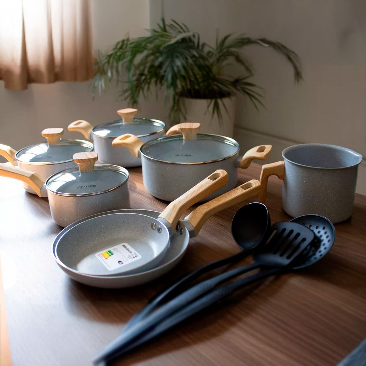 Jogo de Panelas 10 Peas Pratic Cook Grafite Cermica Com Induo  Vitrocermico - Mimo Style - Auto Equip