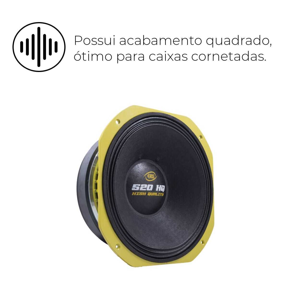 2 Alto Falante Eros 10 Polegadas Potência 520w RMS Com Impedância
