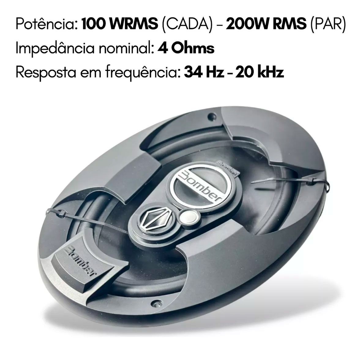 2 Alto Falantes Bomber 6x9