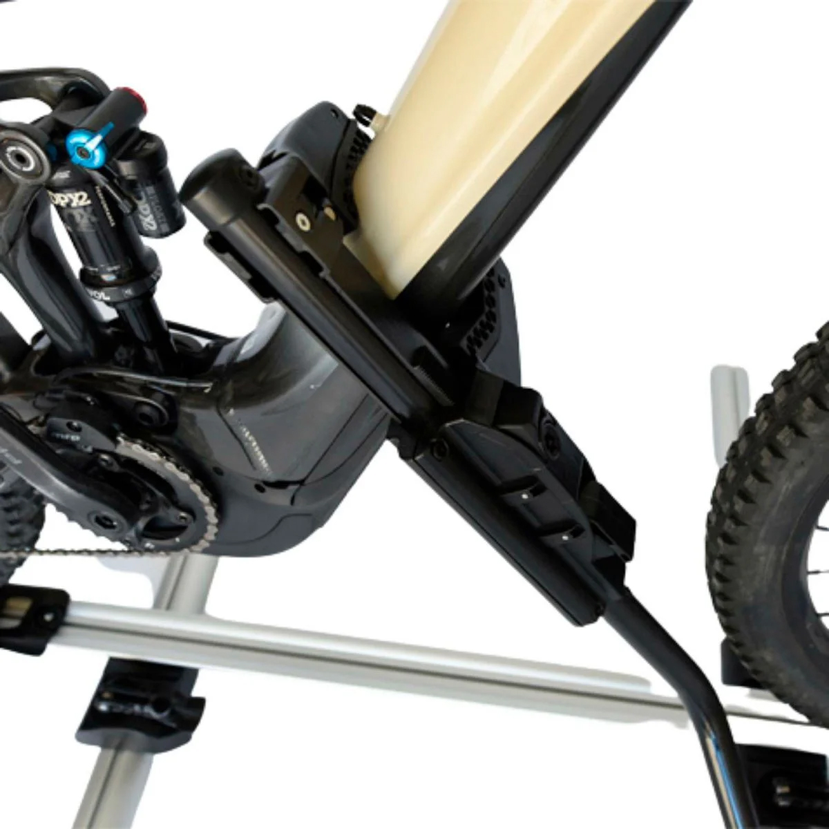 Chegar Racks Rack de Teto Com Transbike Antifurto Aero E Até 100kg Para Carro Farad ...