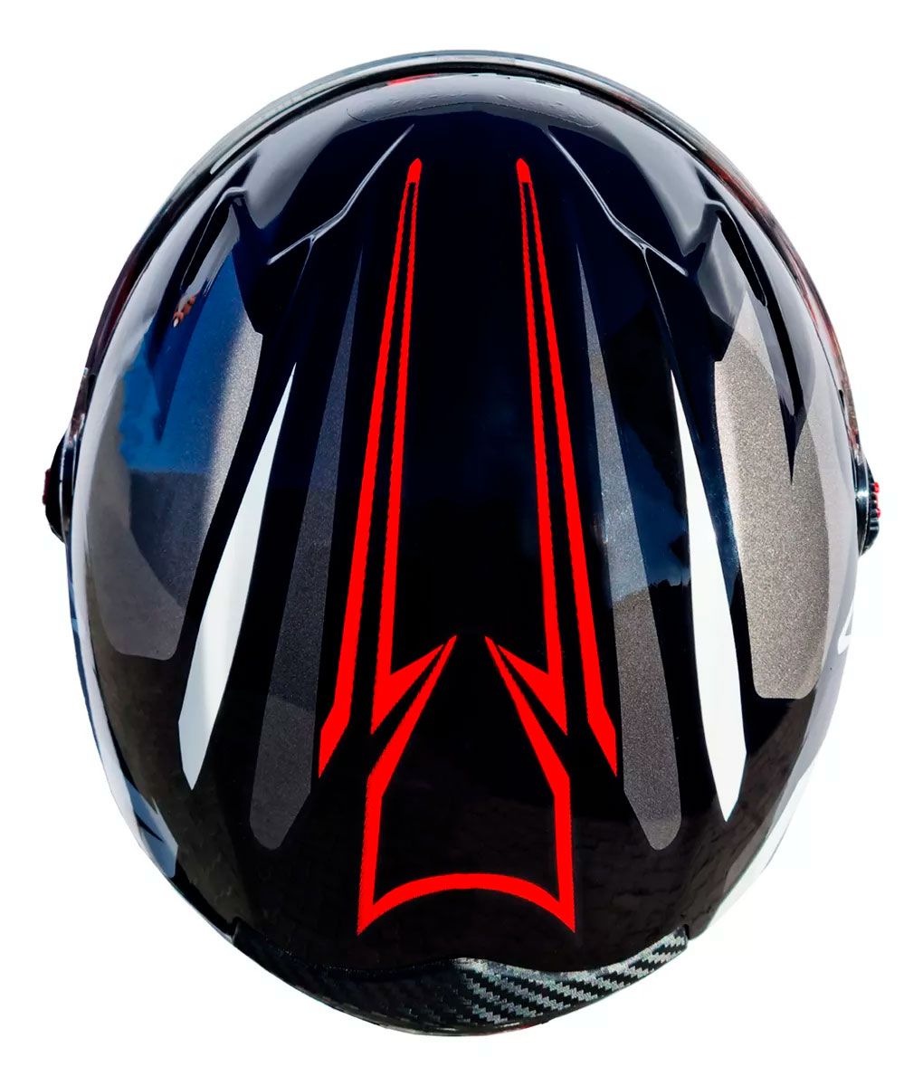 【tomo_u】Orgaround Ver.III ファズ Capacete Integral FW3 Fox Laranja Brilhante para Adultos | Frete