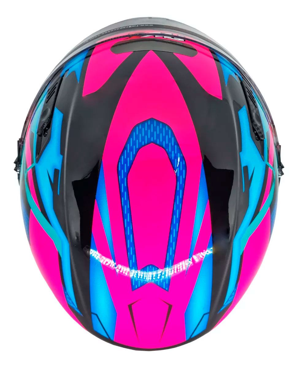 Capacete Moto Aberto FW3 X Open Up Fox 58 Viseira Cristal 2mm