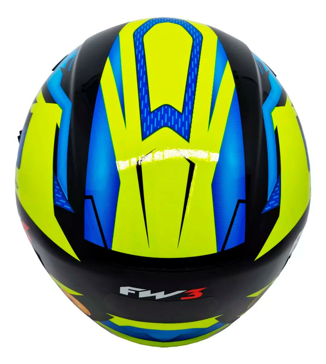 Capacete Moto Aberto FW3 X Open Up Fox 60 Viseira Cristal 2mm