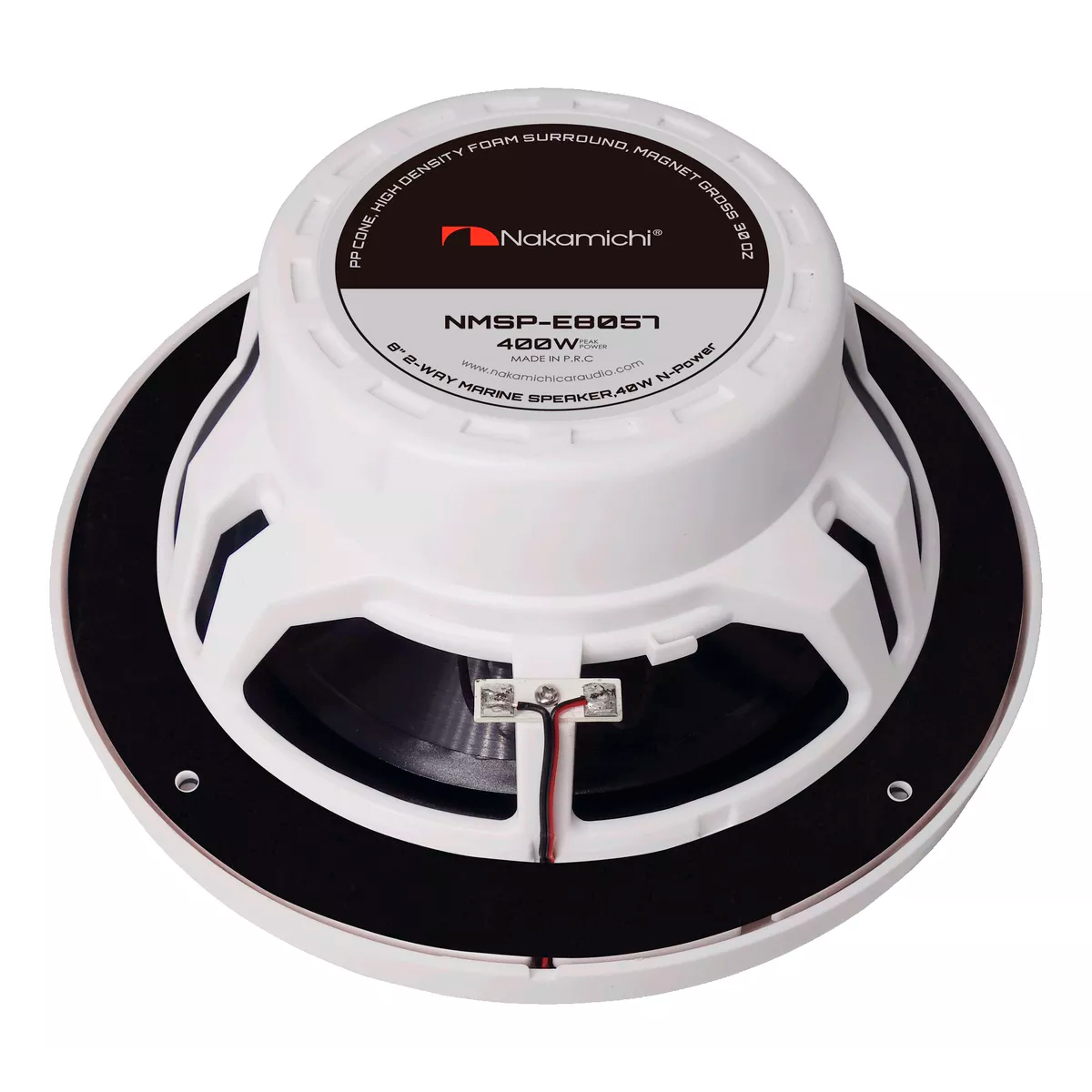Kit Alto-Falantes Marítimo 40WRMS 8 Polegadas 400W PMPO 4 Ohms