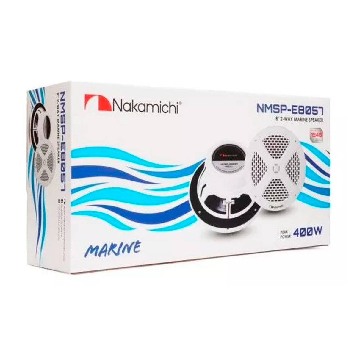Kit Alto-Falantes Marítimo 40WRMS 8 Polegadas 400W PMPO 4 Ohms