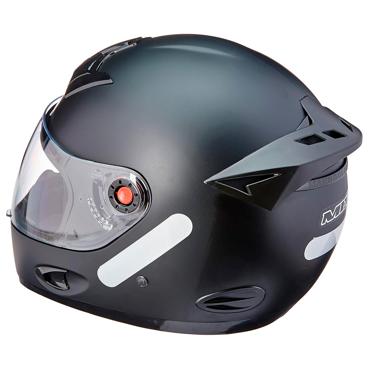 Capacete de Moto 58 Preto Fosco Viseira 2mm Policarbonato - MIXS