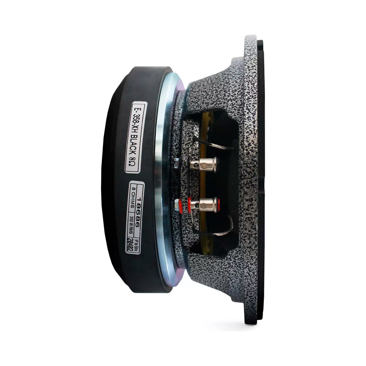 Alto Falante Woofer 8 Polegadas E-358 HX 350WRMS Black 8 Ohms