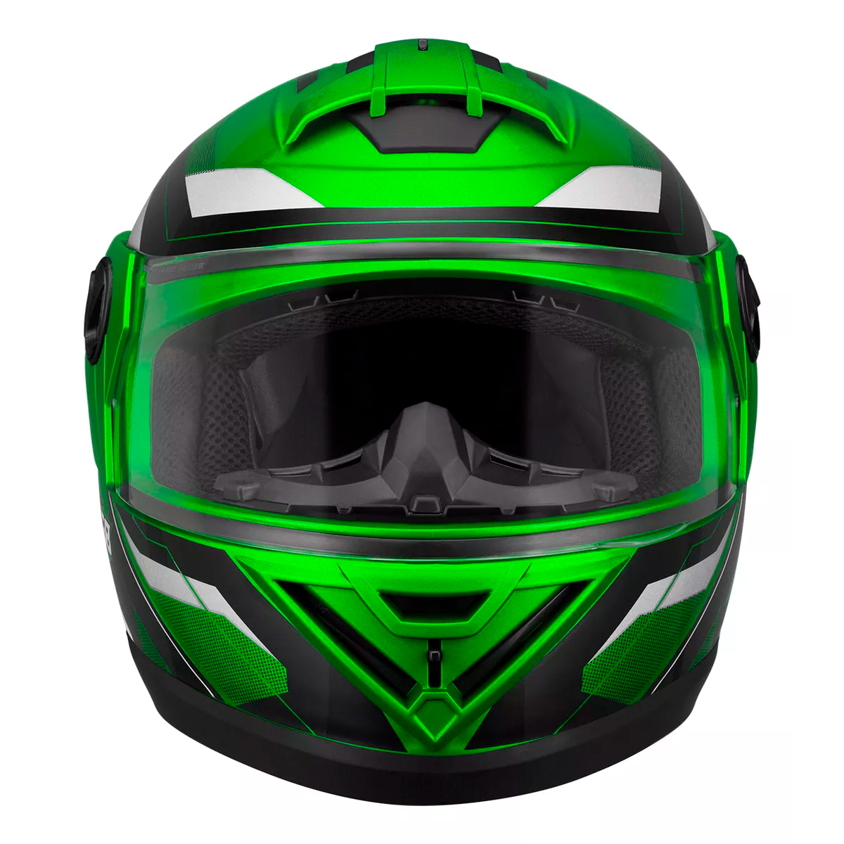 Capacete Moto Fechado Verde G8 EVO Viseira Cristal Inmetro Tamanho