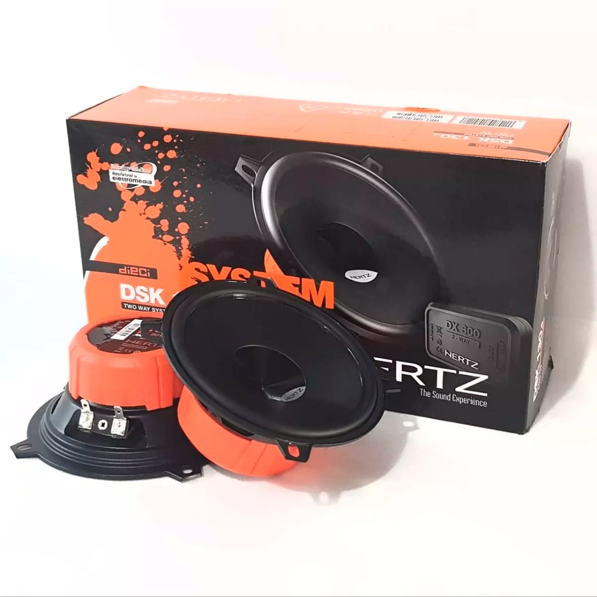 Kit 2 Vias Alto Falantes Hertz Dsk 130.3 5 Polegadas 120w Rms