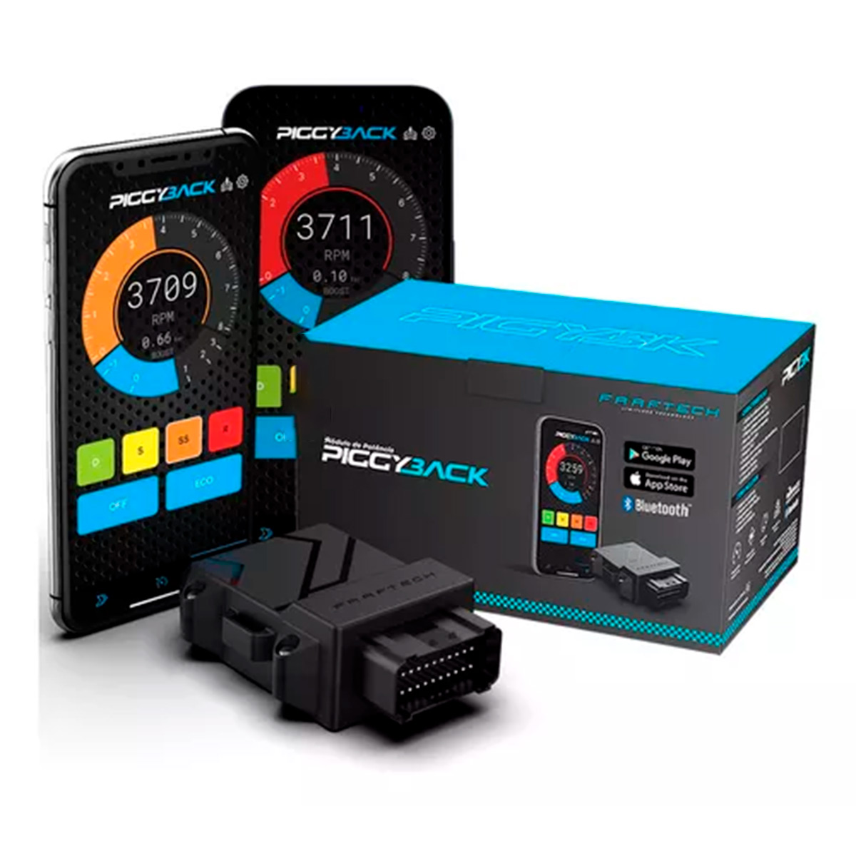 Piggback Motor PiggyBack Modulo Chip Aumento Potencia Torque One Motor Turbo Stage ...