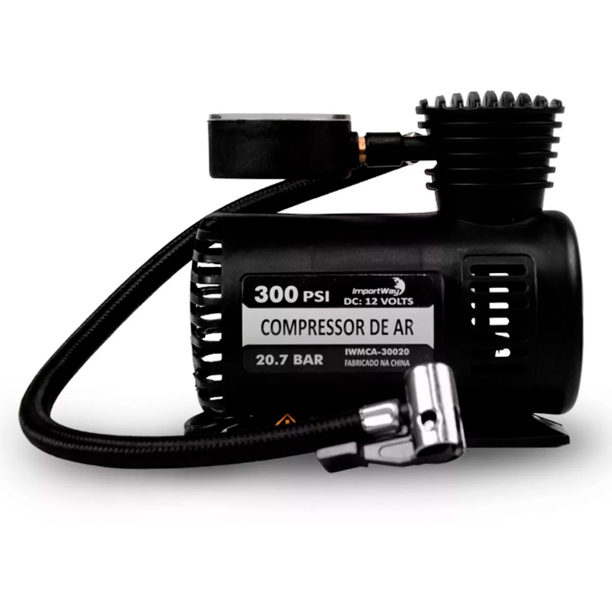 Mini Compressor Auto Mini Compressor De Ar Automotivo 300psi 20l/min Importway - Auto Equip