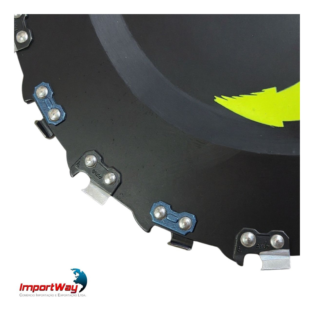 Lâmina Para Roçadeira 230mm Importway Aço Resistente Corte Rápido