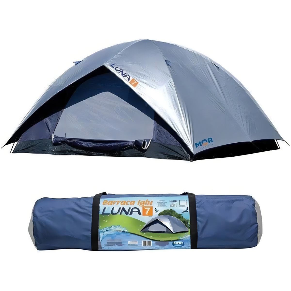 Barraca Camping Alta Grande Capacidade para 7 Pessoas Luna Iglu ...