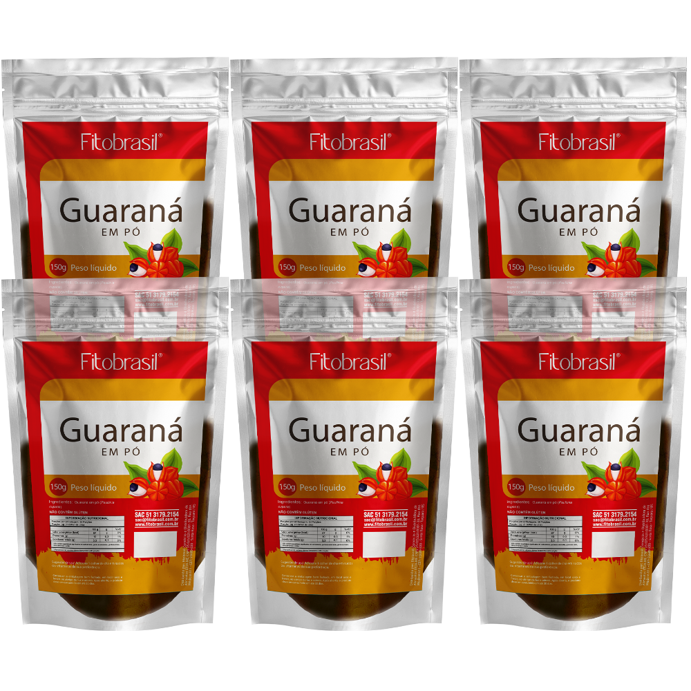 Guaraná em pó 150g - Fitobrasil