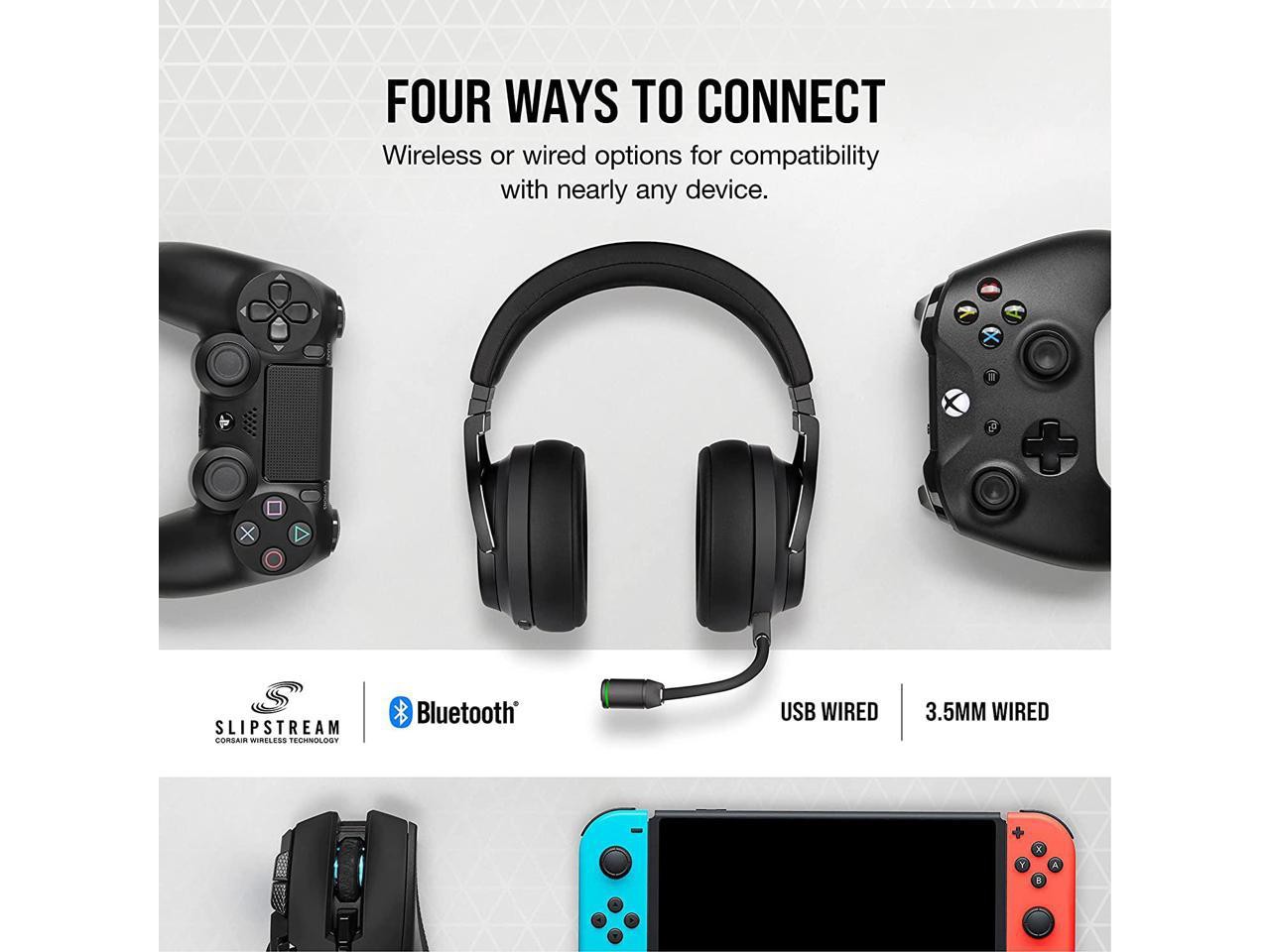 Auriculares CORSAIR VIRTUOSO RGB WIRELESS XT - Negro, Sonido
