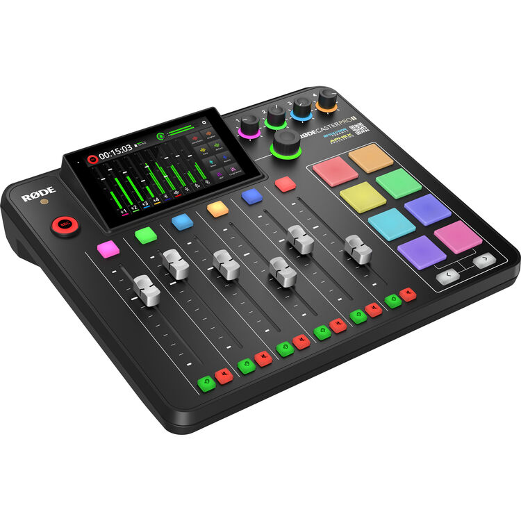 Al1 Mixer Rode MIXER RODE RODECASTER PRO II ALL-IN-ONE PARA MUSIC PODCASTING STREAMING ...