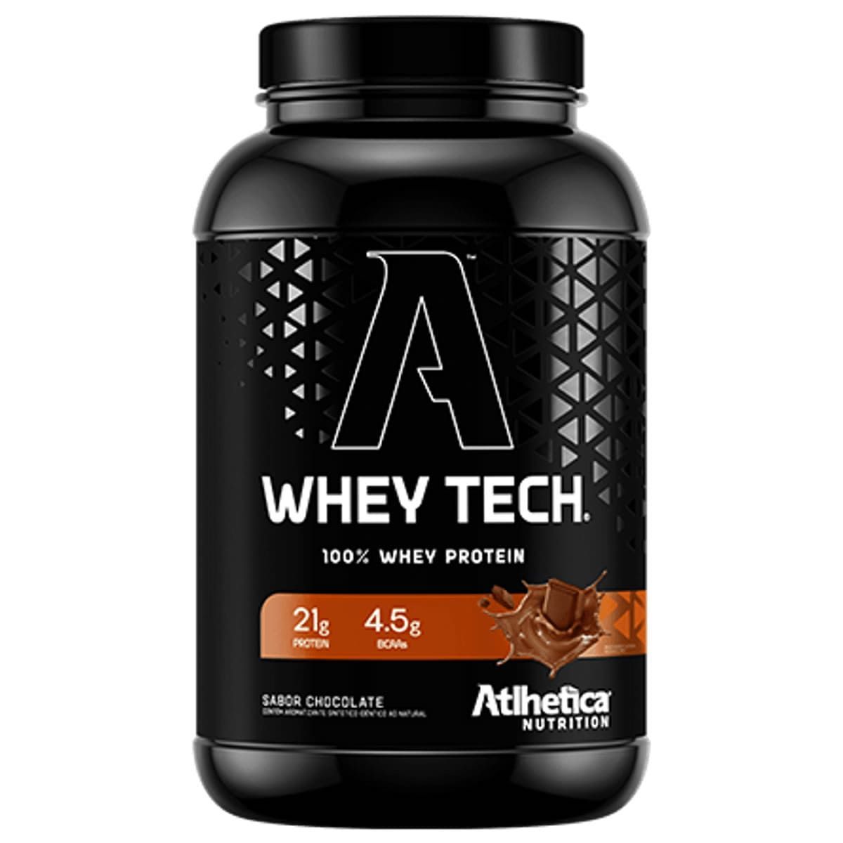 Whey Tech 100% Blend Protein Chocolate 900G Atlhetica Nutrition ...
