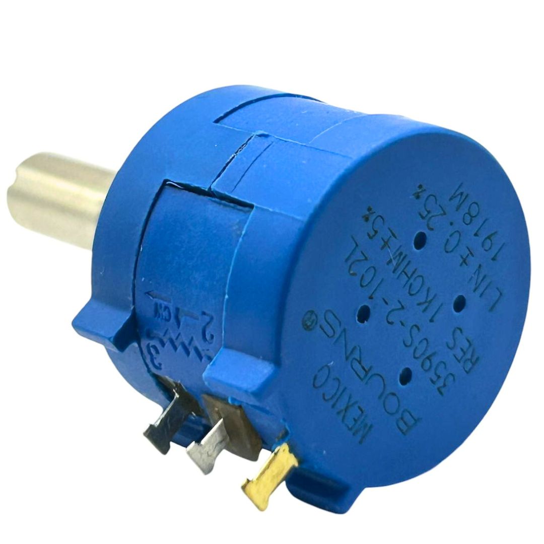 Produktbild von RELAND SUN 3590S-2-104L – 100K Ohm Präzisionspotentiometer, 10 Umdrehungen, Multiturn Drahtpoti