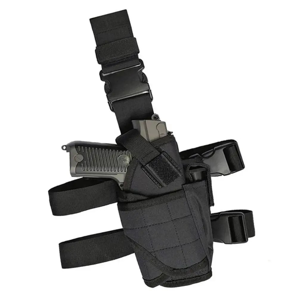 Cintura pistola USA con fibia in plastica nera