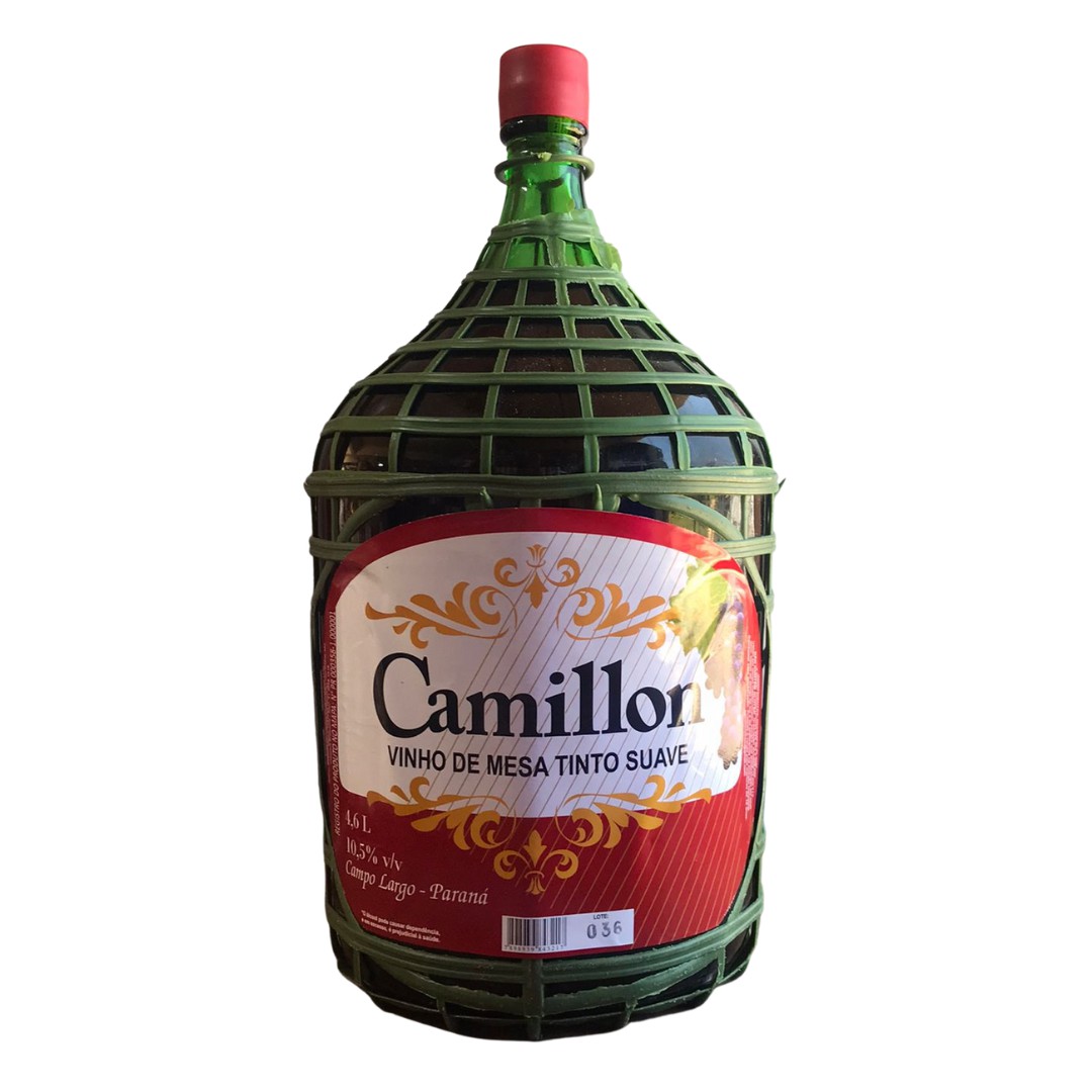 Vinho Camillon Tinto Suave 4,6 litros - Distribuidora de Bebidas Luz