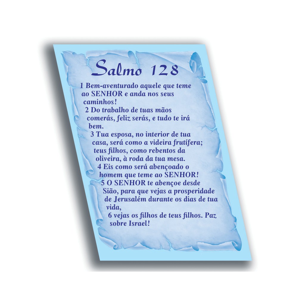 Folheto Salmo 23– 500 unids - Novo Israel - Matérias evangélicos