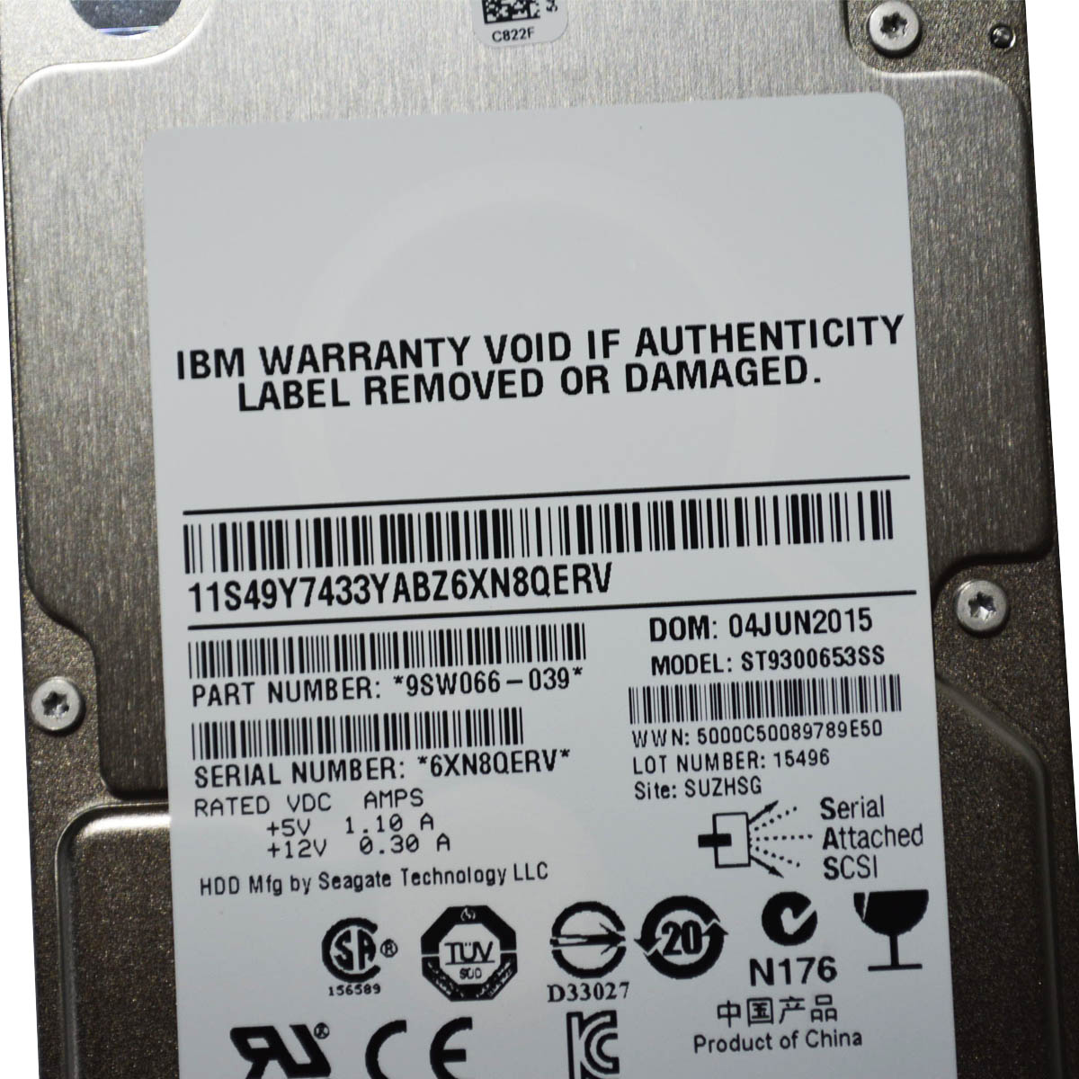 Hd 300gb Seagate Savvio 15k.3, Sas-3, St9300653ss - Loja Paulicomp