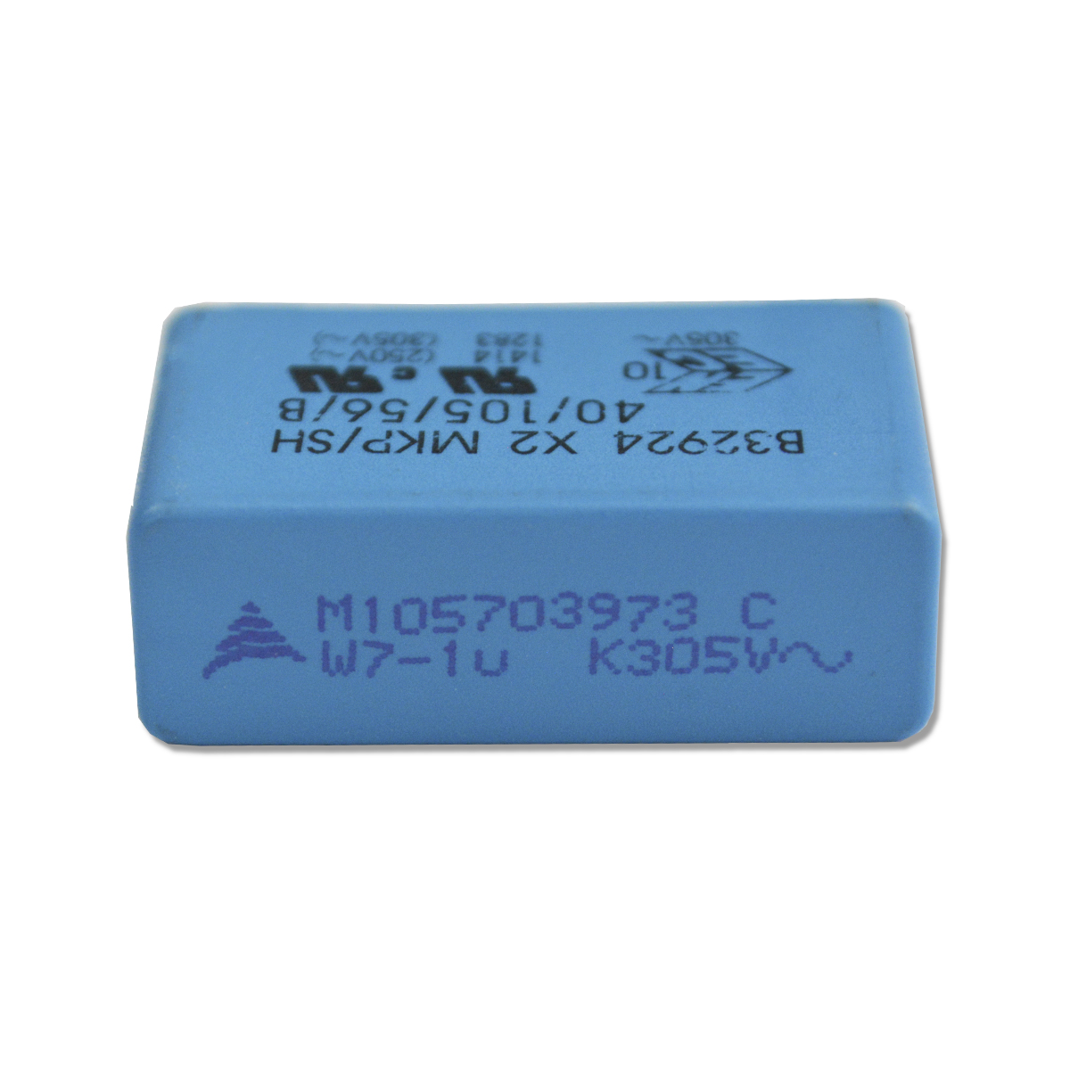 Kit Com 50 Capacitor 1UF X2 275VAC Azul - Loja Paulicomp