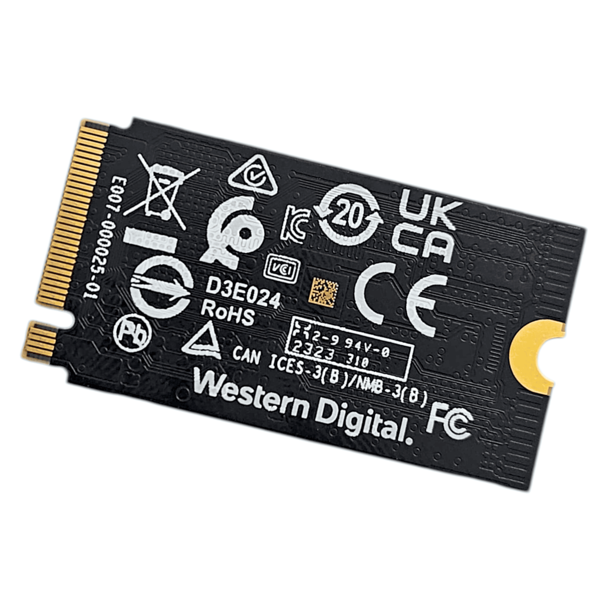 SSD NVMe M.2 2242 1TB Western Digital PCIe Gen4 x4 SN740 Preto