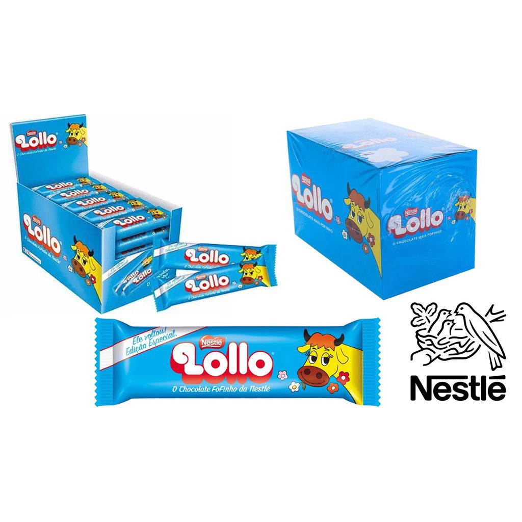 Chocolate Nestlé Lollo C30 Un Avanci Brasil 5488