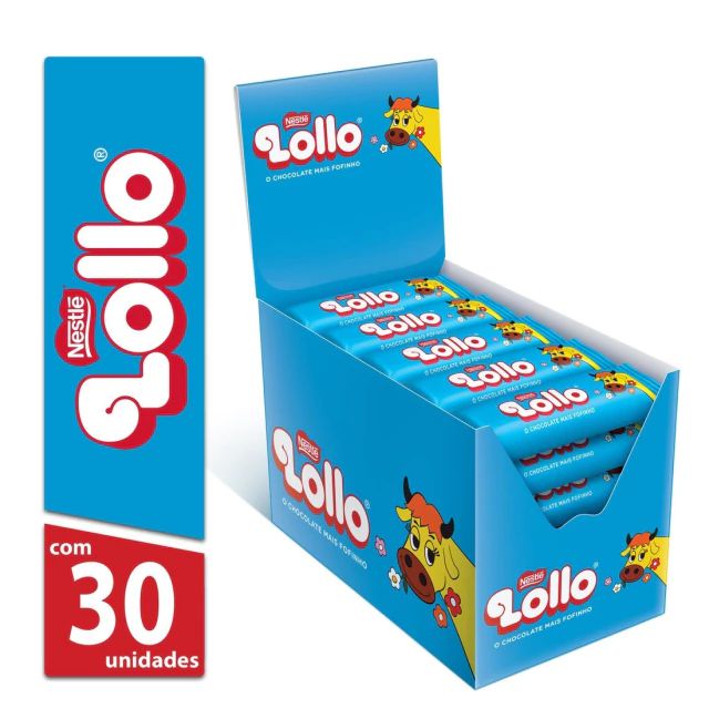 Chocolate Nestlé Lollo C30 Un Avanci Brasil 9661