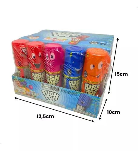 Pirulito Push Pop Display 20 Unidades - Avanci Brasil
