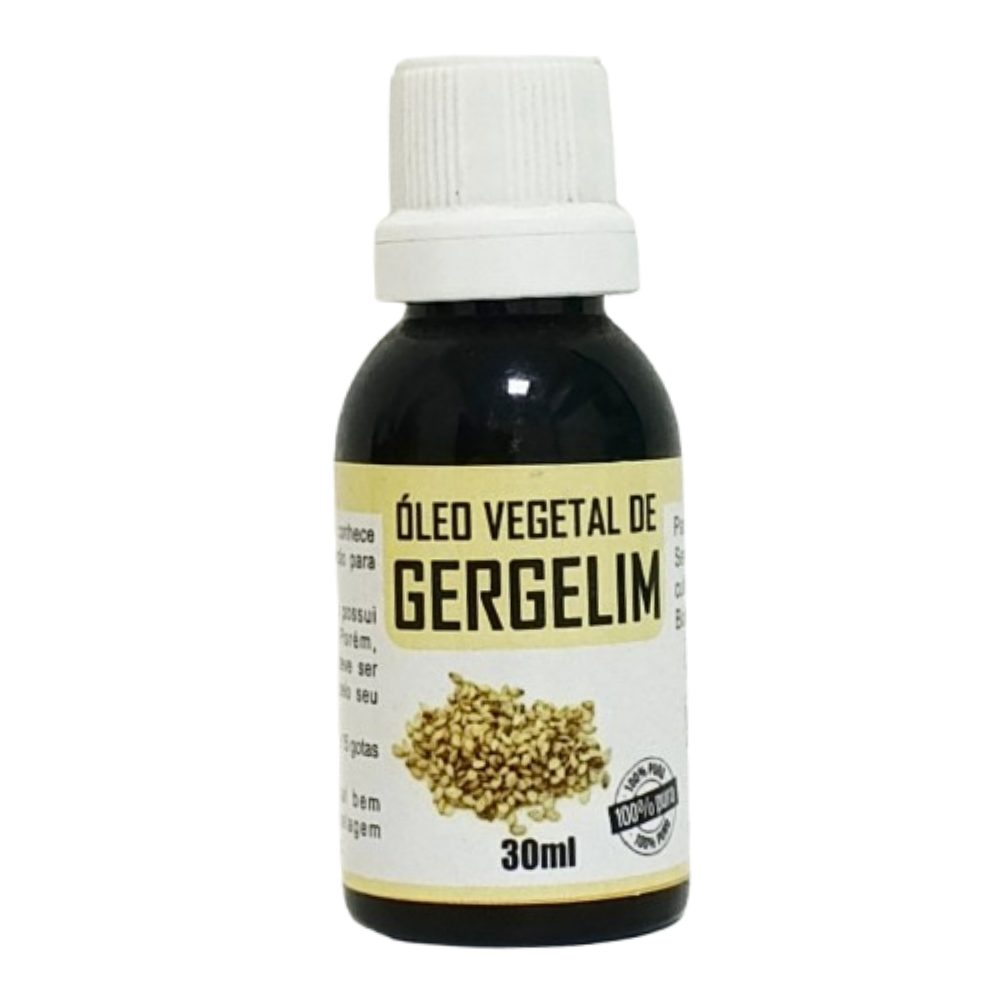 Óleo de Gergelim 30ml Prensado a Frio | 100% Vegetal - Laury Naturais ...