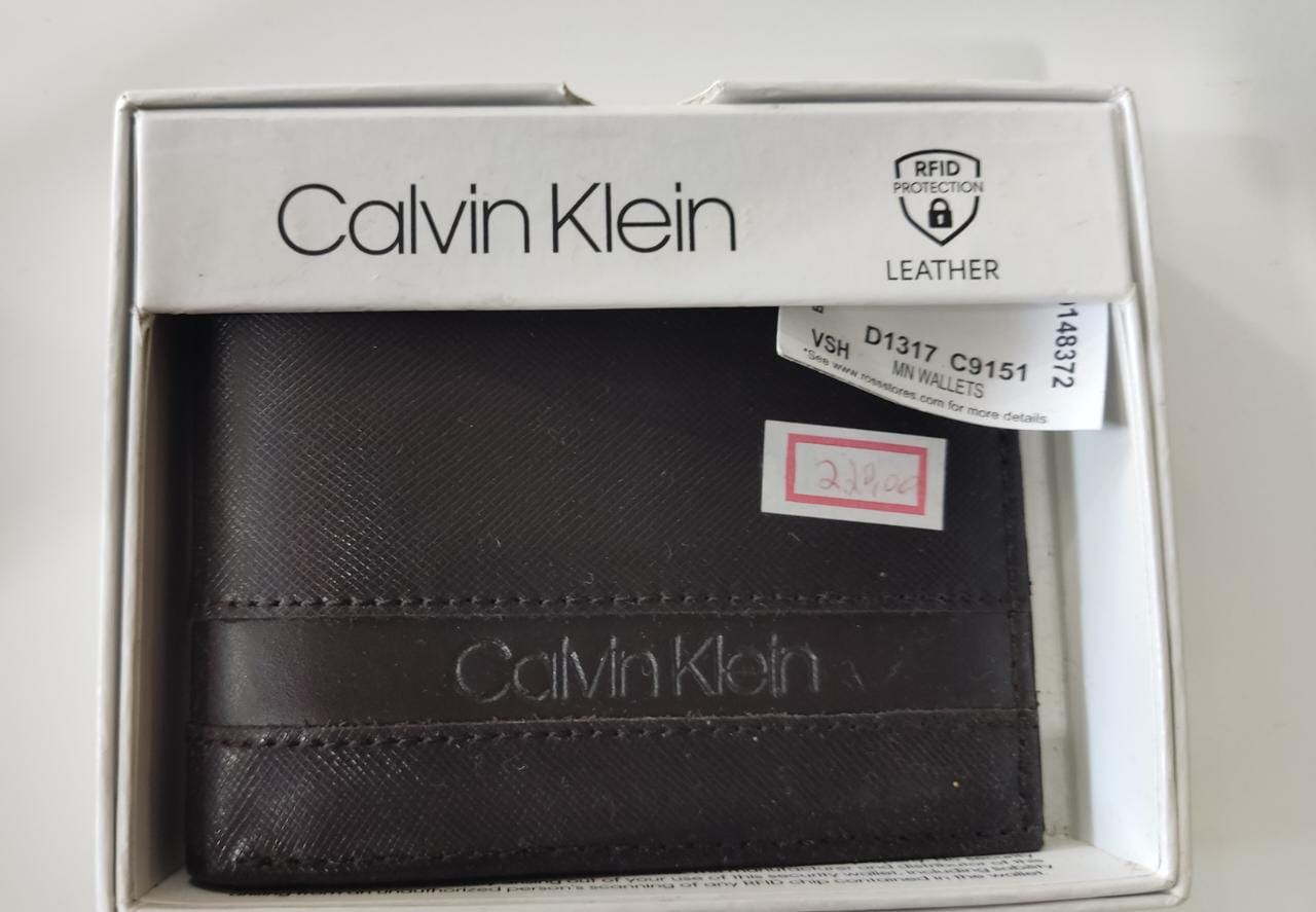 Carteira Masculina Calvin Klein - Cor Marrom - Importarte Consultoria e  Distribuidora- Importados originais pelo melhor preço.