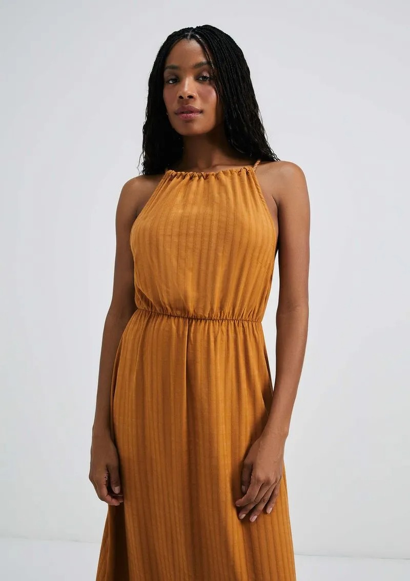 Vestido Midi Vestidos Hering Verao 2019 Vestido Hering Vestidos