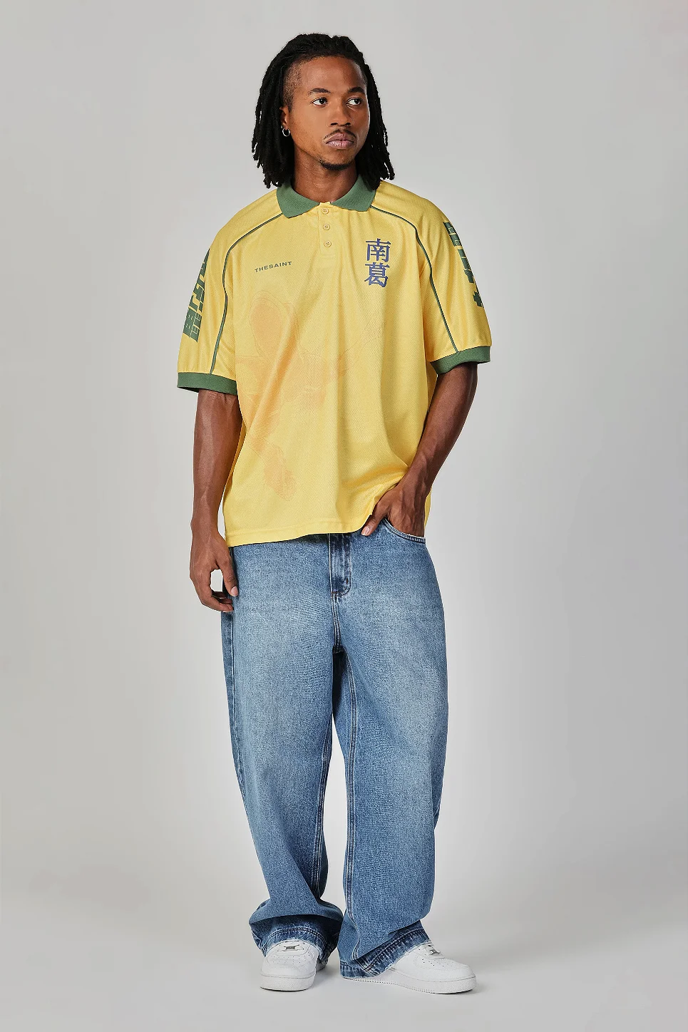 THE SAINT OZORA BRASIL SOCCER JERSEY YELLOW - MELEVALOGO