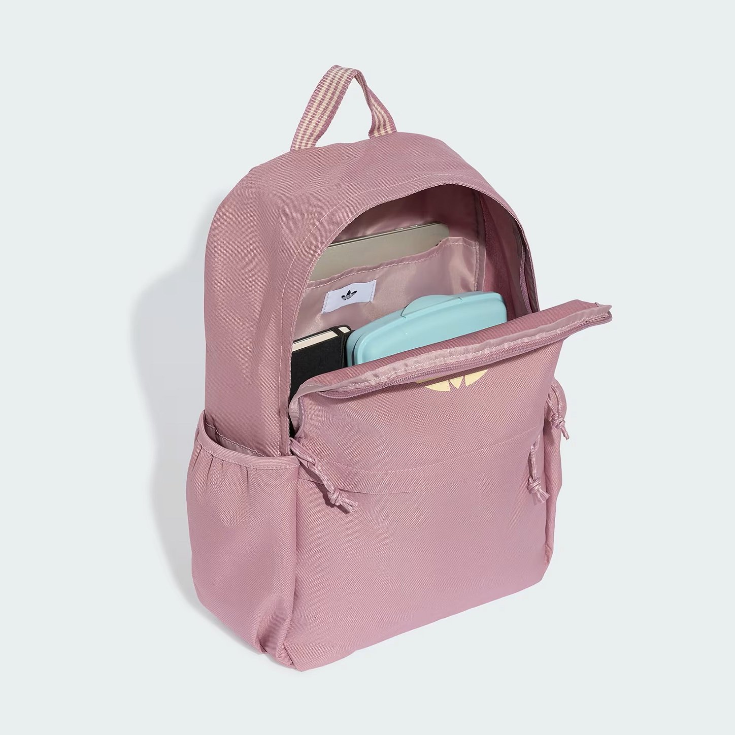 maaaaa ADIDAS ORIGINALS MOCHILA COM ESTOJO COR MAGIC MAUVE - MELEVALOGO