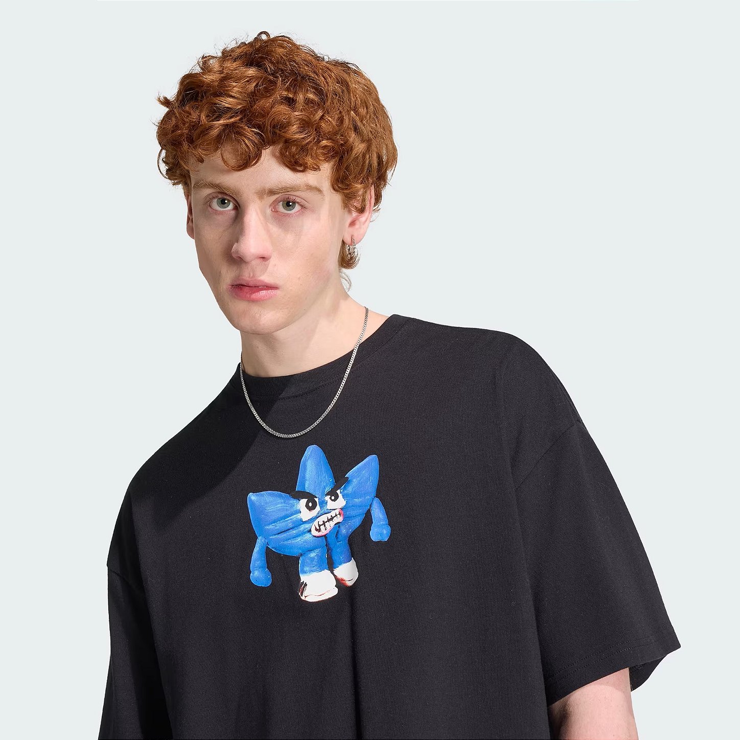 ADIDAS ORIGINALS CAMISETA CLAY TREFOIL BLACK - MELEVALOGO